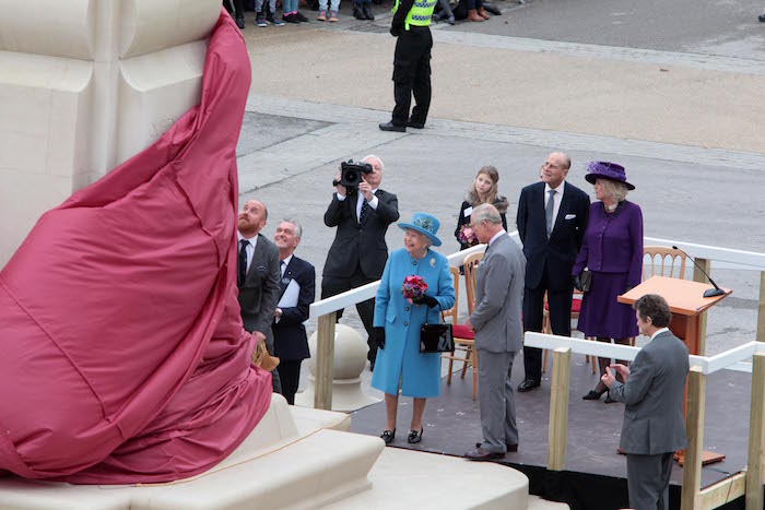 view-from-bowes-lyon-court-of-her-majesty-andthe-grand-unveiling