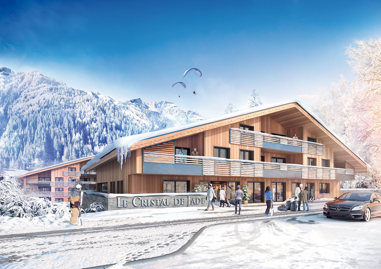 Brits flock to buy new apartments in Chamonix