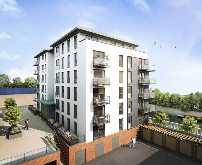Waterside apartments in central Derby priced from £99,995